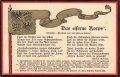 1. Weltkrieg, Ansichtskarte "Das eiserne Korps"