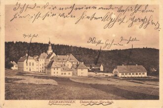 1. Weltkrieg, Ansichtskarte "Sigmaringen"