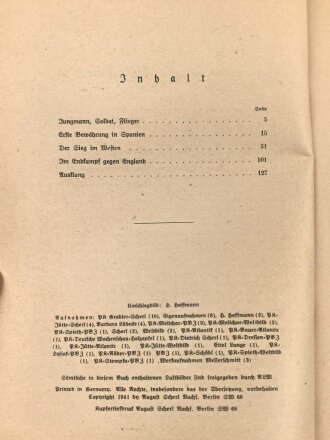 "Mölders und seine Männer", DIN A5, 127 Seiten, gebraucht
