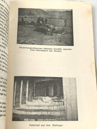 72. I.D. "Kampf unserer Division in Griechenland", DIN A5, 157 Seiten, gebraucht
