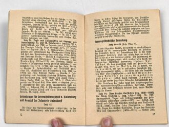 "Das Zeughaus - Amtlicher kurzer Gesamtführer" datiert 1939, DIN A6, 31 Seiten, gebraucht