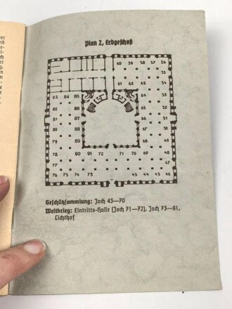 "Das Zeughaus - Amtlicher kurzer Gesamtführer" datiert 1939, DIN A6, 31 Seiten, gebraucht