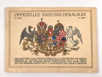 Österreich k.u.k. "Offizielles Kriegsbilderalbum - Weltkrieg 1914-18" Fünfte Folge, DIN A6, gebraucht