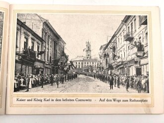 Österreich k.u.k. "Offizielles Kriegsbilderalbum - Weltkrieg 1914-18" Fünfte Folge, DIN A6, gebraucht