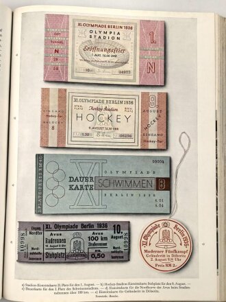 "XI.Olympiade Berlin 1936 Amtlicher Bericht Band I und Band II" über 1200 Seiten, DIN A4, gebraucht
