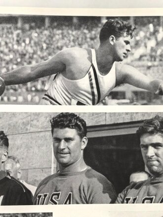 "XI.Olympiade Berlin 1936 Amtlicher Bericht Band I und Band II" über 1200 Seiten, DIN A4, gebraucht