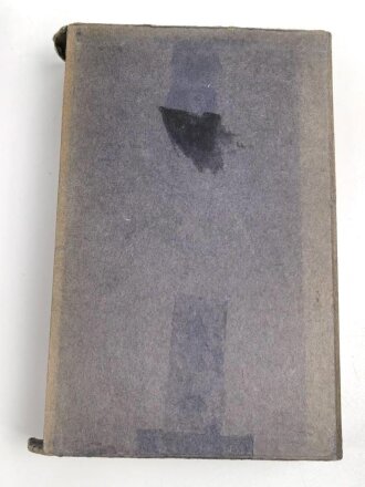 Adolf Hitler "Mein Kampf" blaue Ganzleinenausgabe von 1942 mit Widmung im Schuber