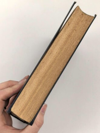 Adolf Hitler "Mein Kampf" blaue Ganzleinenausgabe von 1942 mit Widmung im Schuber