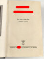 Adolf Hitler "Mein Kampf" blaue Ganzleinenausgabe von 1942 mit Widmung im Schuber