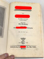 Adolf Hitler "Mein Kampf" Volksausgabe Ganzleinen von 1938, im Schutzumschlag, gebraucht