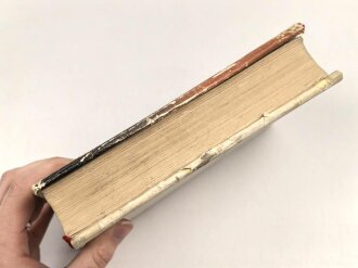 Adolf Hitler "Mein Kampf" rote Ausgabe des Reichsbundes Deutscher Beamten von 1939 im Schutzumschlag, Überreicht von der NSDAP Ortsgruppe Graz Stadt, gebraucht