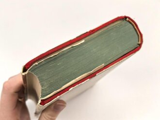 Adolf Hitler "Mein Kampf" rote Ausgabe des Reichsbundes Deutscher Beamten von 1939 im Schutzumschlag, Überreicht von der NSDAP Ortsgruppe Graz Stadt, gebraucht