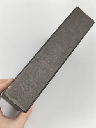 Adolf Hitler "Mein Kampf", Hochzeitsausgabe mit Vordruck des Gau Steiermark von 1938 im Schuber, dieser defekt