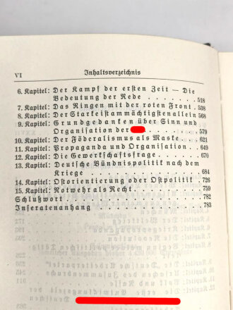 Adolf Hitler "Mein Kampf", Hochzeitsausgabe mit Vordruck des Gau Steiermark von 1938 im Schuber, dieser defekt