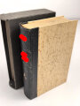 Adolf Hitler "Mein Kampf", Hochzeitsausgabe mit Vordruck des Gau Steiermark von 1938 im Schuber, dieser defekt