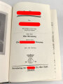 Adolf Hitler "Mein Kampf", Hochzeitsausgabe mit Vordruck des Gau Steiermark von 1938 im Schuber, dieser defekt