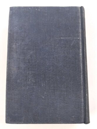 Adolf Hitler "Mein Kampf - Mijn Kamp" blaue Ganzleinenausgabe auf niederländisch, Umschlag fast komplett lose, wasserschaden
