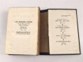 Adolf Hitler "Mein Kampf - Mijn Kamp" blaue Ganzleinenausgabe auf niederländisch, Umschlag fast komplett lose, wasserschaden