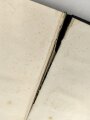 Adolf Hitler "Mein Kampf - Mijn Kamp" blaue Ganzleinenausgabe auf niederländisch, Umschlag fast komplett lose, wasserschaden