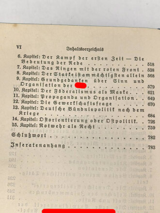Adolf Hitler "Mein Kampf", blaue Ganzleinenausgabe von 1934