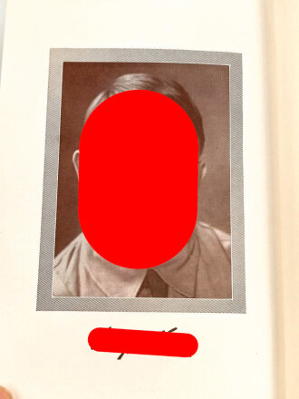 Adolf Hitler "Mein Kampf", Hochzeitsausgabe der Stadt Graz von 1939 im Schuber mit Goldschnitt, die Seite mit der Widmung entfernt