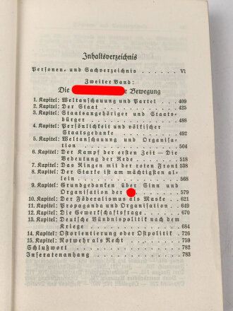 Adolf Hitler " Mein Kampf" 2. Band von 1937,...