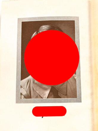Adolf Hitler "Mein Kampf" rote Ausgabe des Reichsbundes Deutscher Beamten von 1939