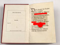 Adolf Hitler "Mein Kampf" rote Ausgabe des Reichsbundes Deutscher Beamten von 1939