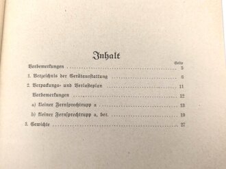 D 700 "Gerätenachweis für einen kleinen...