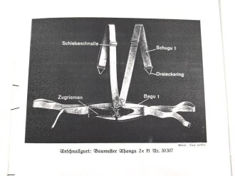 Luftwaffe, L. Dv. 289 "Gerätevorschrift für Anschnallgurt" datiert 1944, 8 Seiten, DIN A5, Nachdruck
