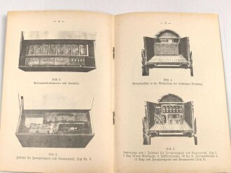D 761 "Merkblatt für die Beladung eines leichten Feldwagens (Hf 1/1) mit Nachrichtengerät" datiert 1938, 7 Seiten, DIN A5, , neuzeitliche Kopie