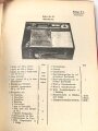 "Beladeplan für einen gepanzerten Kraftwagen( sd.Kfz.3) Abschnitt Funkgerät" datiert 1933, 17 Seiten, DIN A5, neuzeitliche Kopie