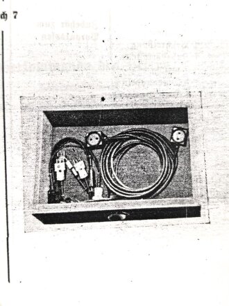 D 713 "Gerätenachweis für einen Kabelmeßtrupp b (mot)" datiert 1942, 60 Seiten, DIN A5, , neuzeitliche Kopie