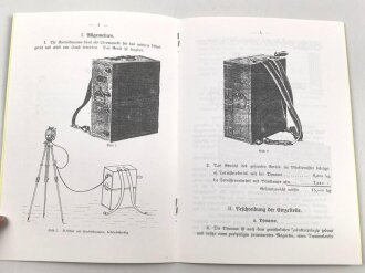 H.Dv. 88 "Blinkgerät Heft 4 - Die Kurbeldynamo" datiert 1926, 9 Seiten, DIN A5, , neuzeitliche Kopie