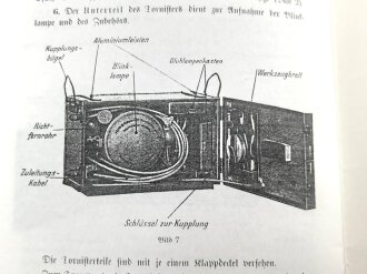 H.Dv. 88 "Blinkgerät Heft 4 - Die Kurbeldynamo" datiert 1926, 9 Seiten, DIN A5, , neuzeitliche Kopie