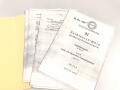 H.Dv. 398 "N Geräteverzeichnis Nachrichtengerät Teil 5" datiert 1942, 50 Seiten, DIN A5, Nachdruck, Seiten lose