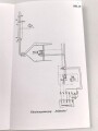 H.Dv. 95/26 "Der große Feldklappenschrank zu 60 Leitungen" datiert 1939, 32 Seiten mit vielen Anlagen, DIN A5, , neuzeitliche Kopie