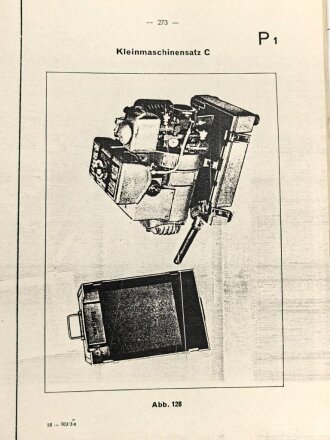 L. Dv. 703/3a "Luftnachrichtentruppe Teil 3, Heft a" datiert 1942, über 300 Seiten, DIN A4, neuzeitliche Fotokopie