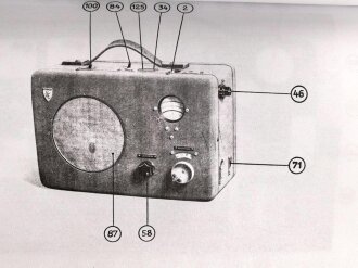 "Empfänger R 3" datiert 1944, ca. 15 Seiten, DIN A4, Nachdruck