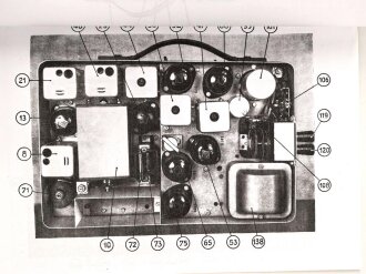 "Empfänger R 3" datiert 1944, ca. 15 Seiten, DIN A4, Nachdruck