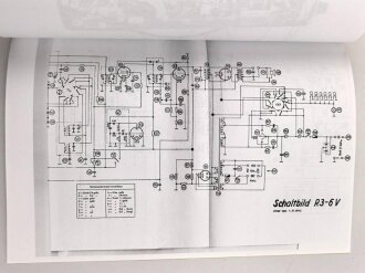 "Empfänger R 3" datiert 1944, ca. 15 Seiten, DIN A4, Nachdruck