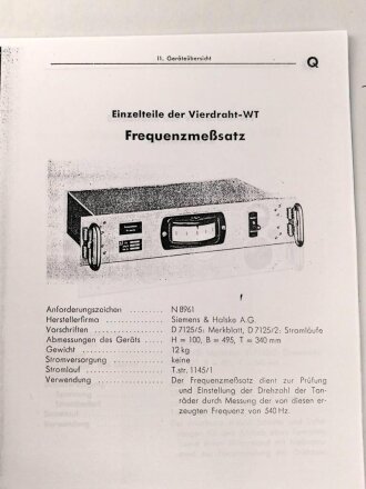 L. Dv. 703/3b "Luftnachrichtentruppe Teil 3, Heft b" datiert 1942, über 300 Seiten, DIN A4, Nachdruck