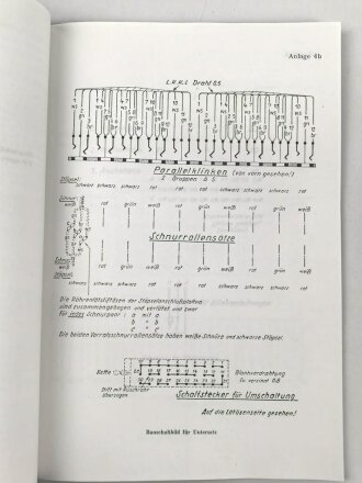 D. (Luft) T. 9217 "Luftnachrichtentruppe - Der Klinkenschrank Fu 40 (Ln. 20 141)" datiert 1942, ca.100 Seiten, DIN A4, Nachdruck