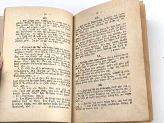 1. Weltkrieg "Hessenlieder 100 Volks- und Soldatenlieder den hessischen Truppen gewidmet von Großherzog Ernst Ludwig" datiert 1915, DIN A6, 67 Seiten