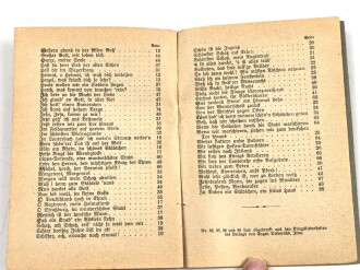 1. Weltkrieg "Hessenlieder 100 Volks- und Soldatenlieder den hessischen Truppen gewidmet von Großherzog Ernst Ludwig" datiert 1915, DIN A6, 67 Seiten