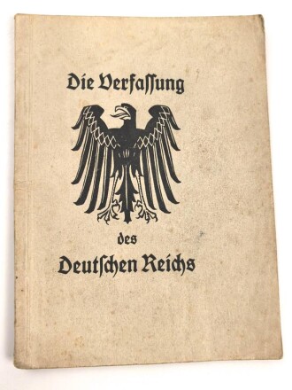 "Die Verfassung des Deutschen Reichs" datiert 1924, 48 Seiten, DIN A6
