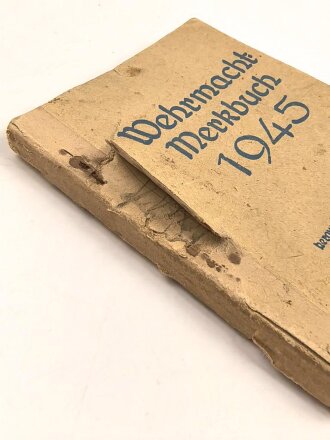 "Wermacht Merkbuch 1945"  48 Seiten, unter DIN...