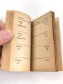 "Wermacht Merkbuch 1945"  48 Seiten, unter DIN A6, stark gebraucht