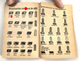 "Wermacht Merkbuch 1945"  48 Seiten, unter DIN A6, stark gebraucht