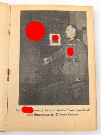 "Panzergruppe Afrika Kalender 1942"  168 Seiten, die Karte fehlt